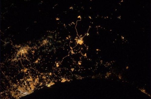 Uzaydan Gazze Fotoğrafı