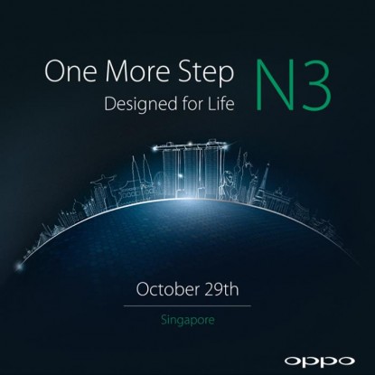 Oppo N3 29 Ekim’de Duyurulacak