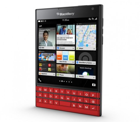 Kırmızı BlackBerry Passport Ön sipariş İçin Hazır