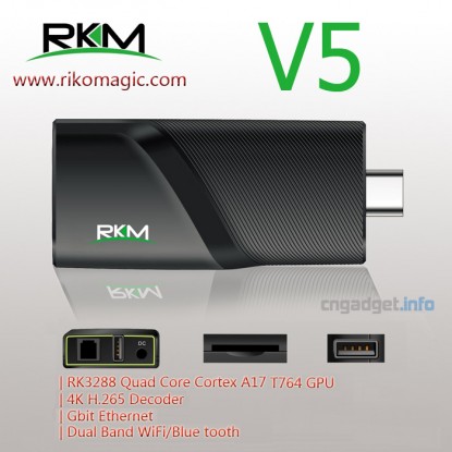 Rikomagic V5 Android 4.4 TV Stick Bu Ay Sonunda Satışa Sunulacak