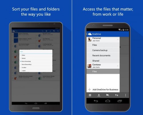 Android İçin OneDrive Güncellemesi