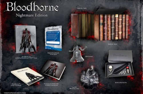 Oyuncular sabırla nihayet 25 Mart 2015 tarihinde Avrupa'da piyasaya olacak olan yeni PlayStation 4 özel Bloodborne Collector’s Edition oyunun serbest bırakılması için bekliyor.