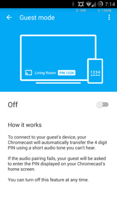 Chromecast Konuk Modu İle WiFi Şifresine Gerek Yok