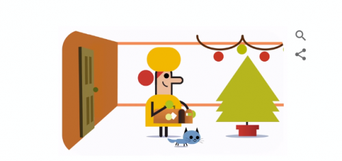 Google'ın Noel Doodle ile Tatilinizi Kutluyor