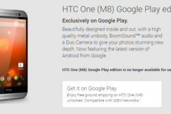 HTC One M8 Google Play Edition’a Veda