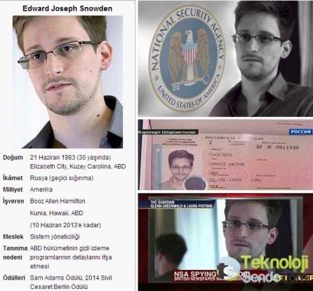 Eski CIA çalışanı Edward Snowden