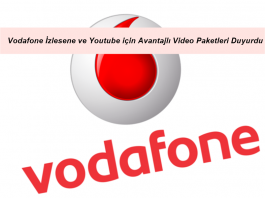 Vodafone İzlesene ve Youtube için Avantajlı Video Paketleri Duyurdu